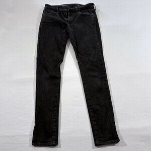 AG Adriano Goldschmied Black The Legging Ankle Super Skinny Jeans Womens Sz 26R
